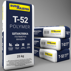 Шпаклівка T-52 полімерна фінішна, 25 кг, BUDMAJSTER