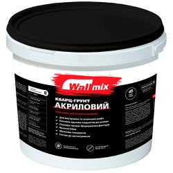 Грунтовка адгезионная Кварц-грунт акриловый, 15 кг, WALLMIX